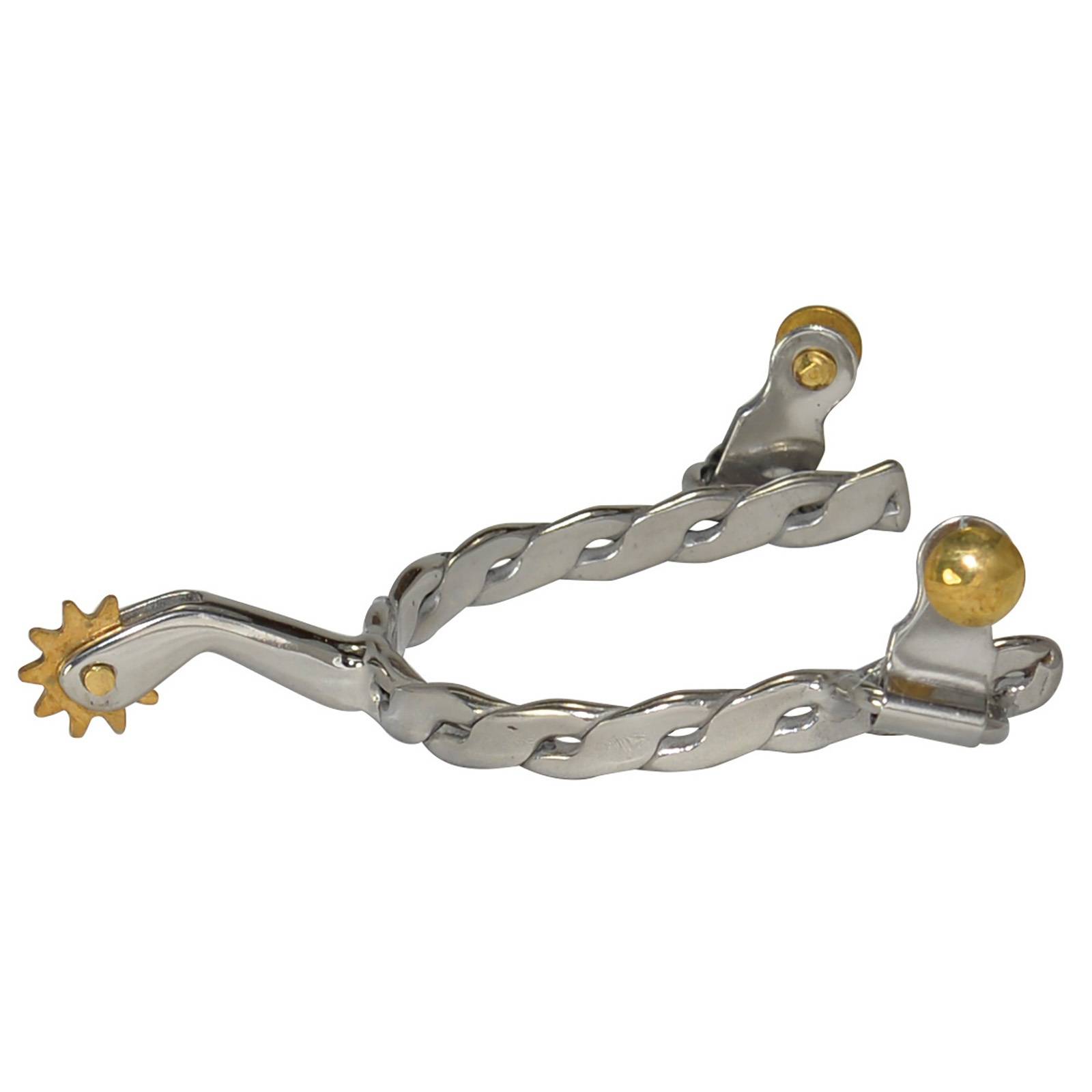 Diamond R Twisted Stainless Spur