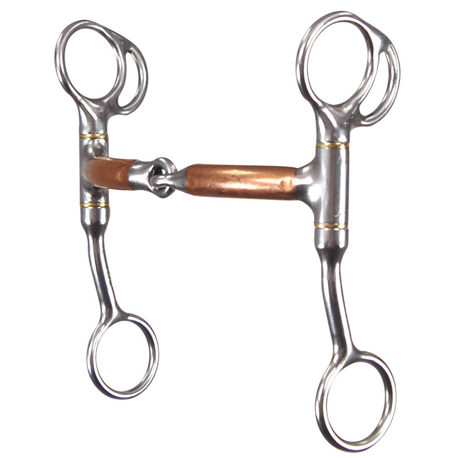 Reinsman Stage B Smooth Copper Tom Thumb Snaffle Bit