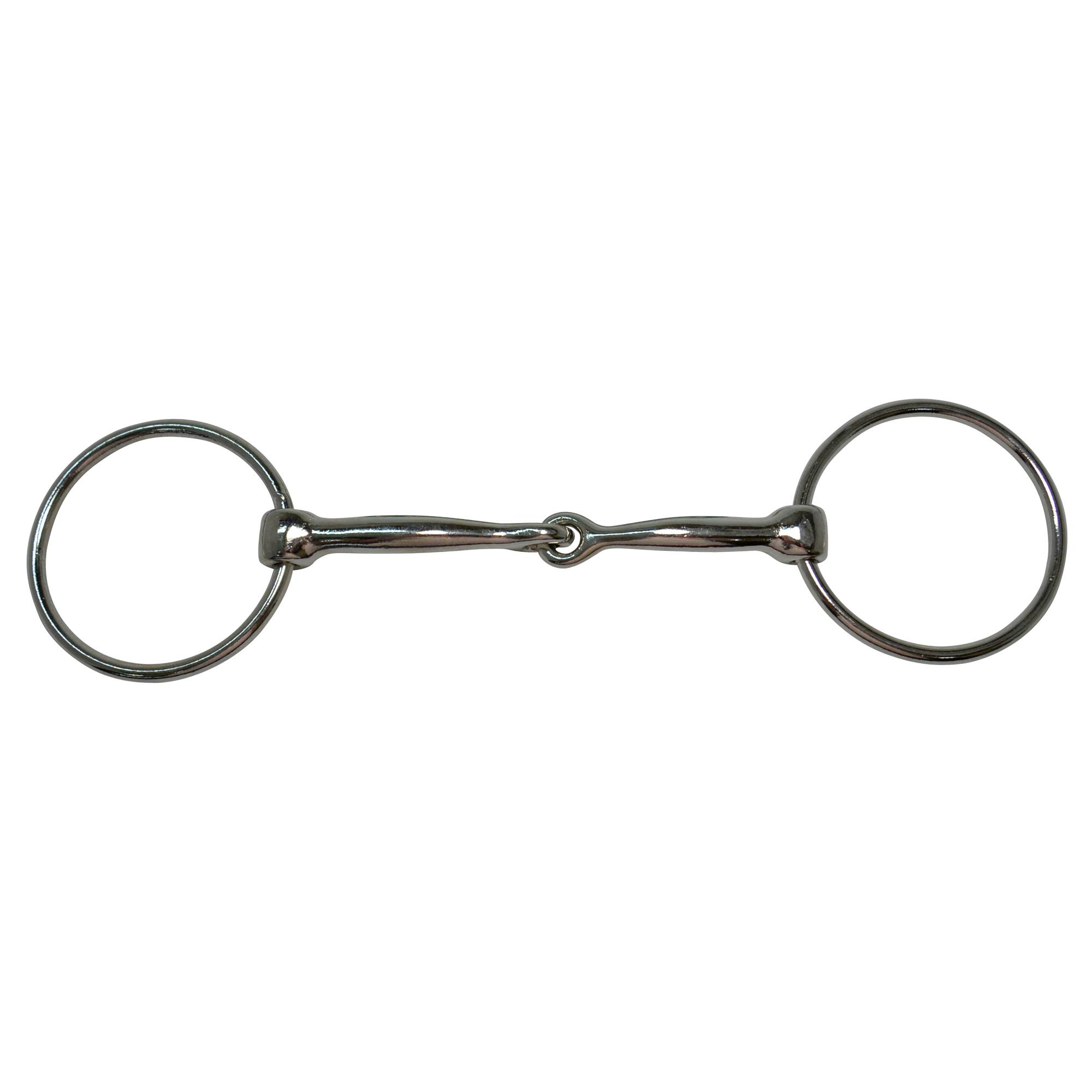 Diamond R Loose Ring Draft Snaffle Bit