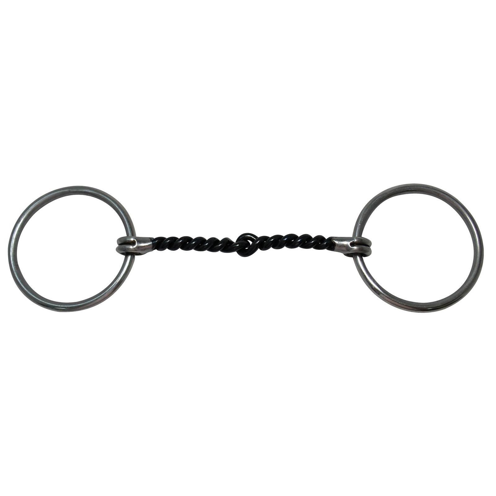 Diamond R Medium Loose Ring Snaffle Snaffle Bit