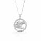 Kelly Herd Circle Race Horse Necklace