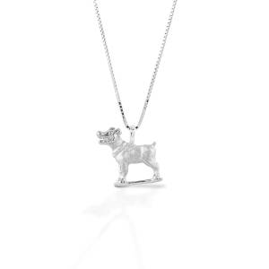 Kelly Herd Jack Russell Necklace - Sterling Silver