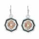 Montana Silversmiths Portrait Of The Prairie Daisy Octagon Pinpoint Earrings