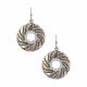 Montana Silversmiths Twisted Wreath Of Burnished Ribbon Earrings