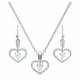 Montana Silversmiths Straight To The Heart Arrow Cubic Zirconia Jewelry Set