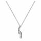 Montana Silversmiths Sparkling Rope And Cubic Zirconia Cascade Pathway Necklace
