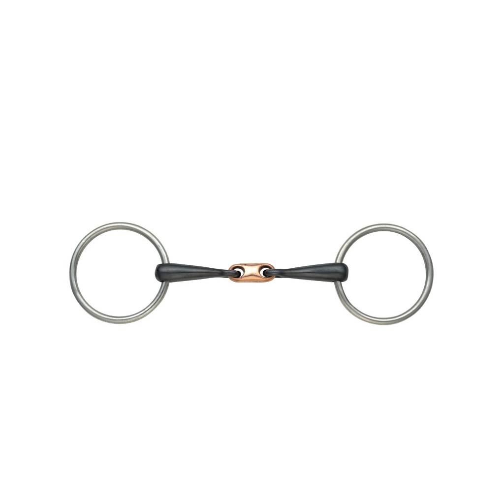 Shires Copper Lozenge Sweet Iron Snaffle Bit