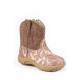 Roper Cowbabies Infant Girls Glitter Paisley Western Boots