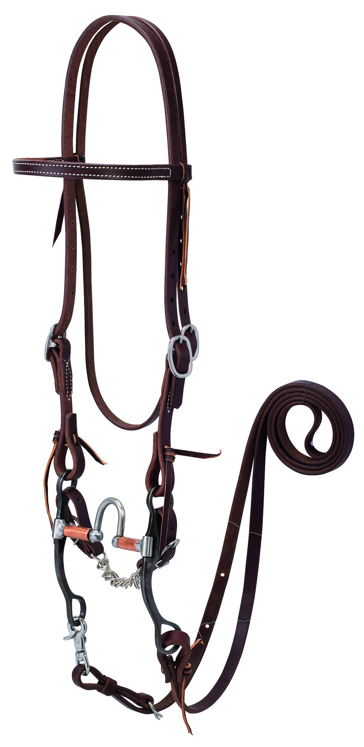 Weaver Working Tack Bridle With Correction Mouth Bit