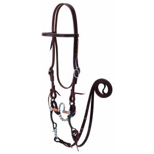 Weaver Working Tack Bridle With Correction Mouth Bit