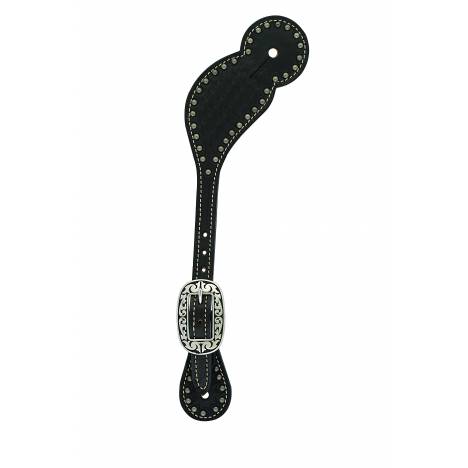 Weaver Basketweave Bridle Leather Regular Spur Straps