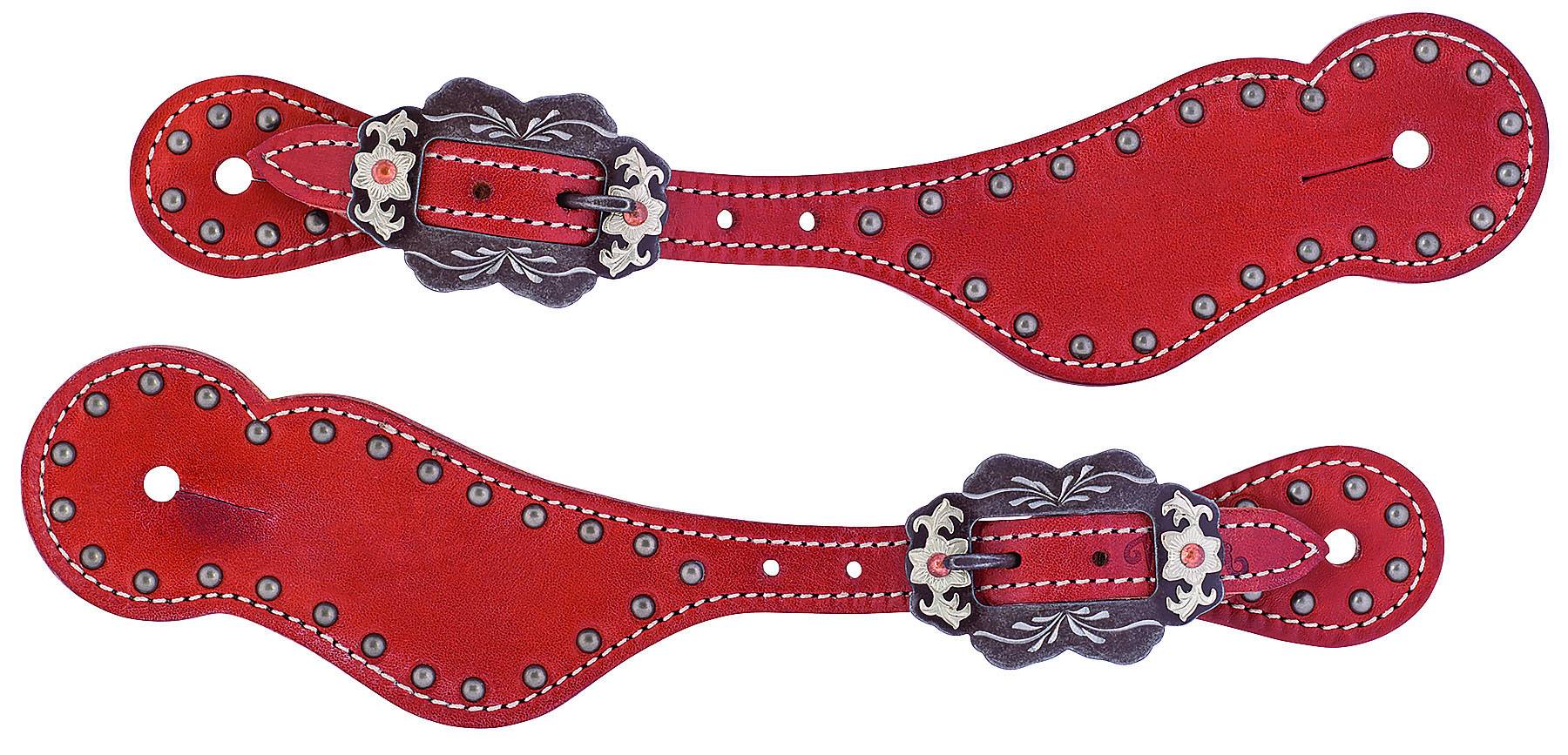 Weaver Ladies Buttered Harness Leather Spur Straps