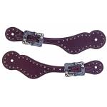 Weaver Ladies Oiled Harness Leather Spur Straps