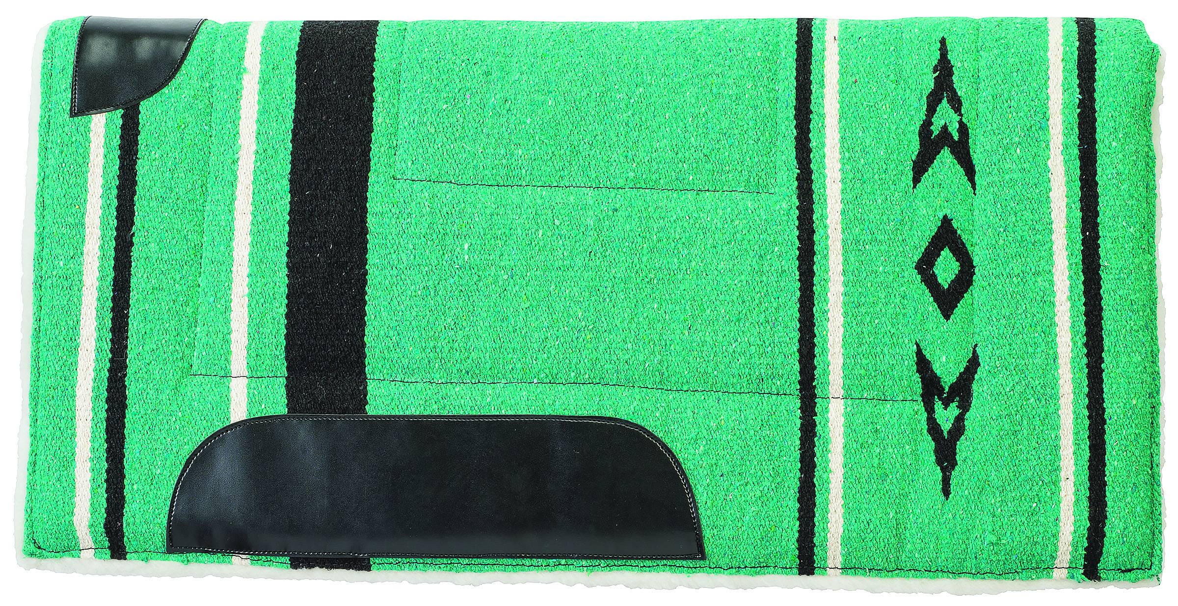 Hunter green western online saddle pad