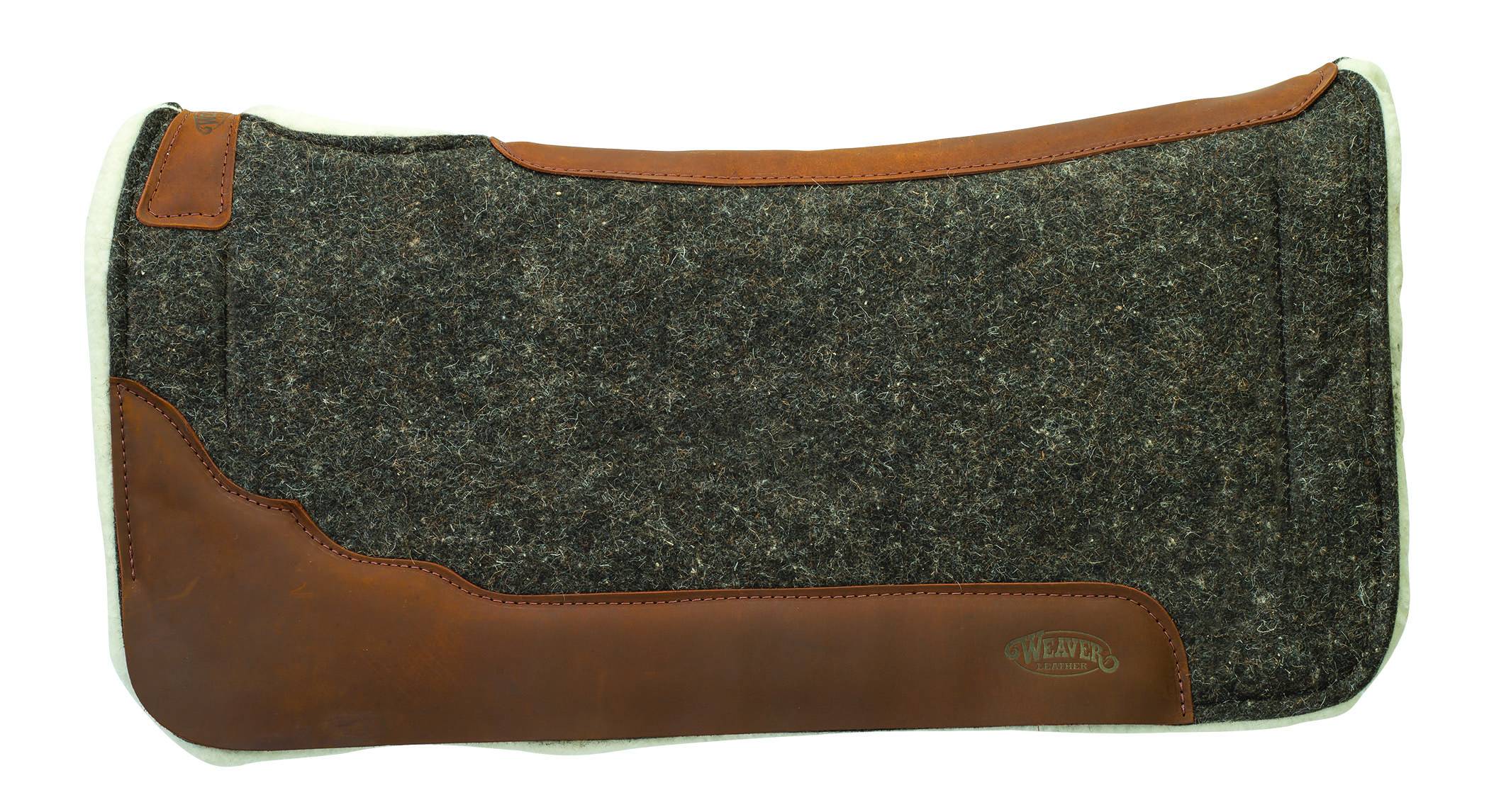 Weaver Impact-Absorbing EVA Sport Foam 100% Wool/Merino Wool Fleece Saddle Pad