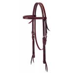 Weaver Floral Carved Browband Headstall