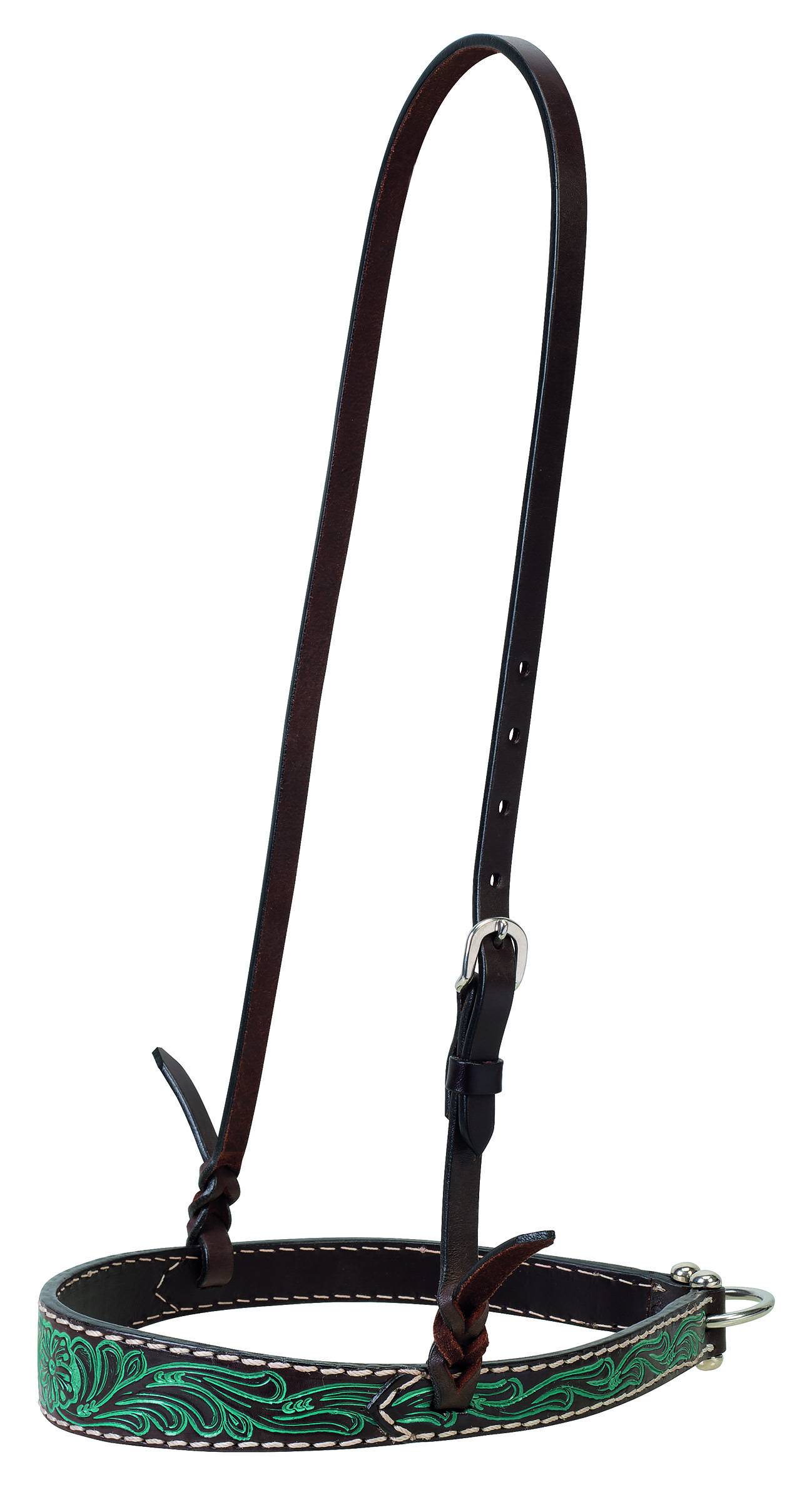 Weaver Carved Flower Tapered Noseband