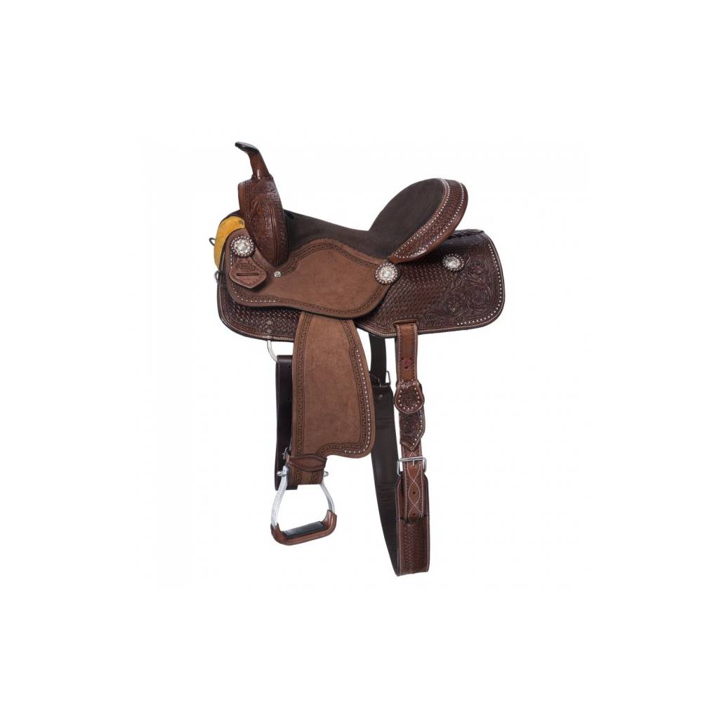 Silver Royal Jackpot Barrel Saddle