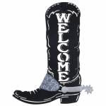 Tough-1 Cowboy Boot Welcome Sign