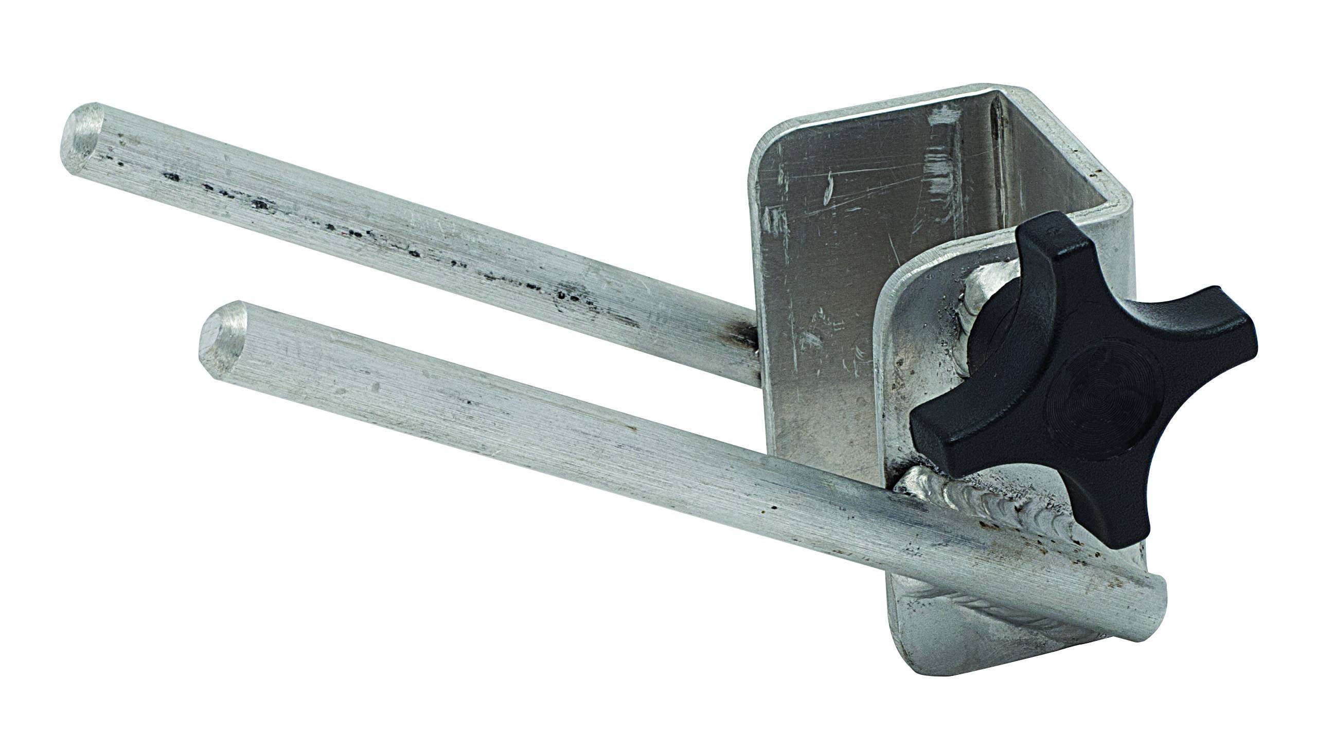 Weaver Aluminum Fan Cage, Broom/Fork Holder