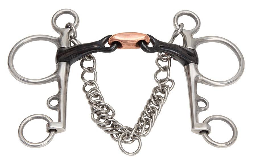 Shires Double Jointed Sweet Iron Pelham Bit