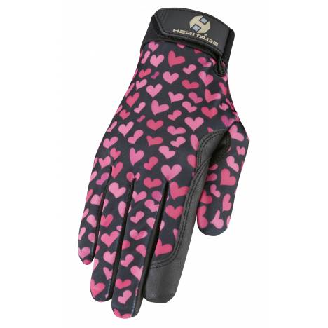 Heritage Performance Print Gloves - Hearts