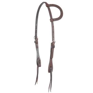 Martin Roughout Stainless Buckle Knots Split Ear Headstall