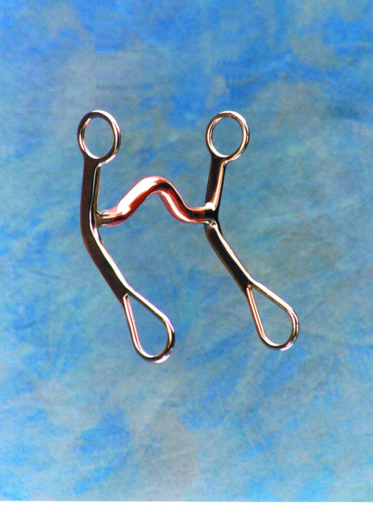 Colorado Saddlery Copper Mouth Medium Port Curb Bit