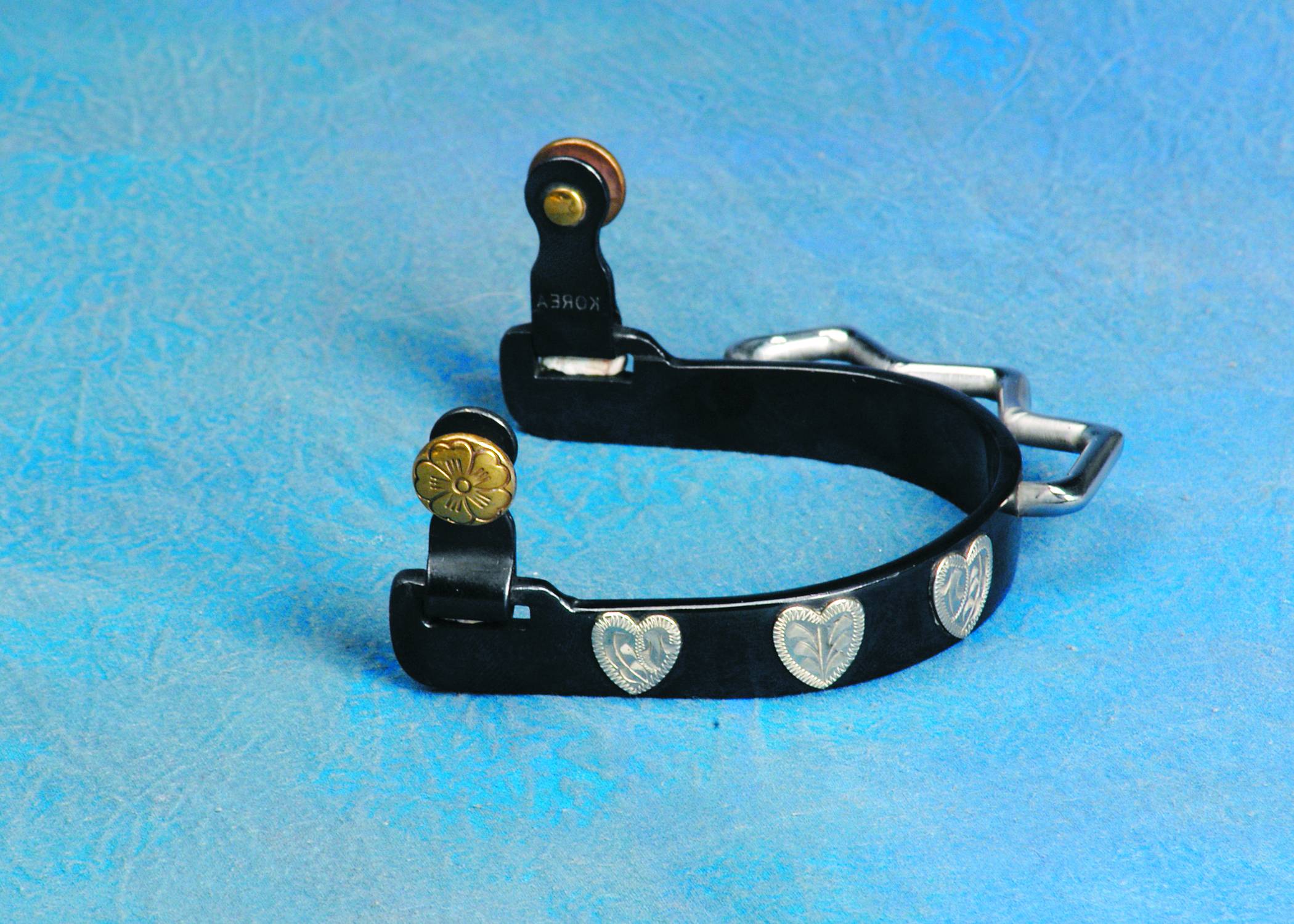 Colorado Saddlery Flying Heart Bumper Spurs