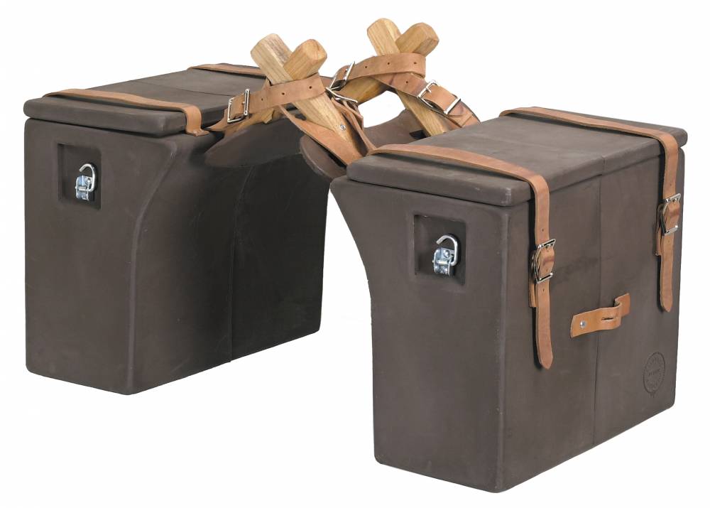 Colorado Saddlery Hard Side Panniers With  Straps HorseLoverZ