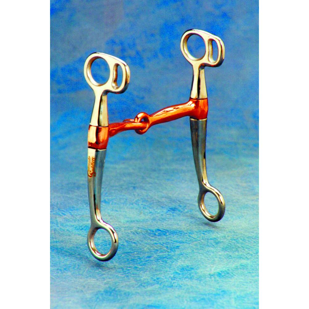 Colorado Saddlery Tom Thumb Snaffle Bit Witth Copper Mouth