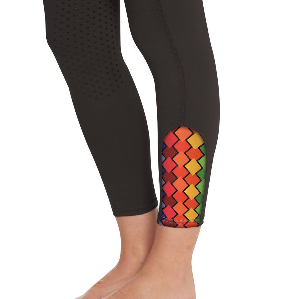 Juniper, 2X-Large 34 Ovation Ladies AeroWick Silicone Knee Patch Tights