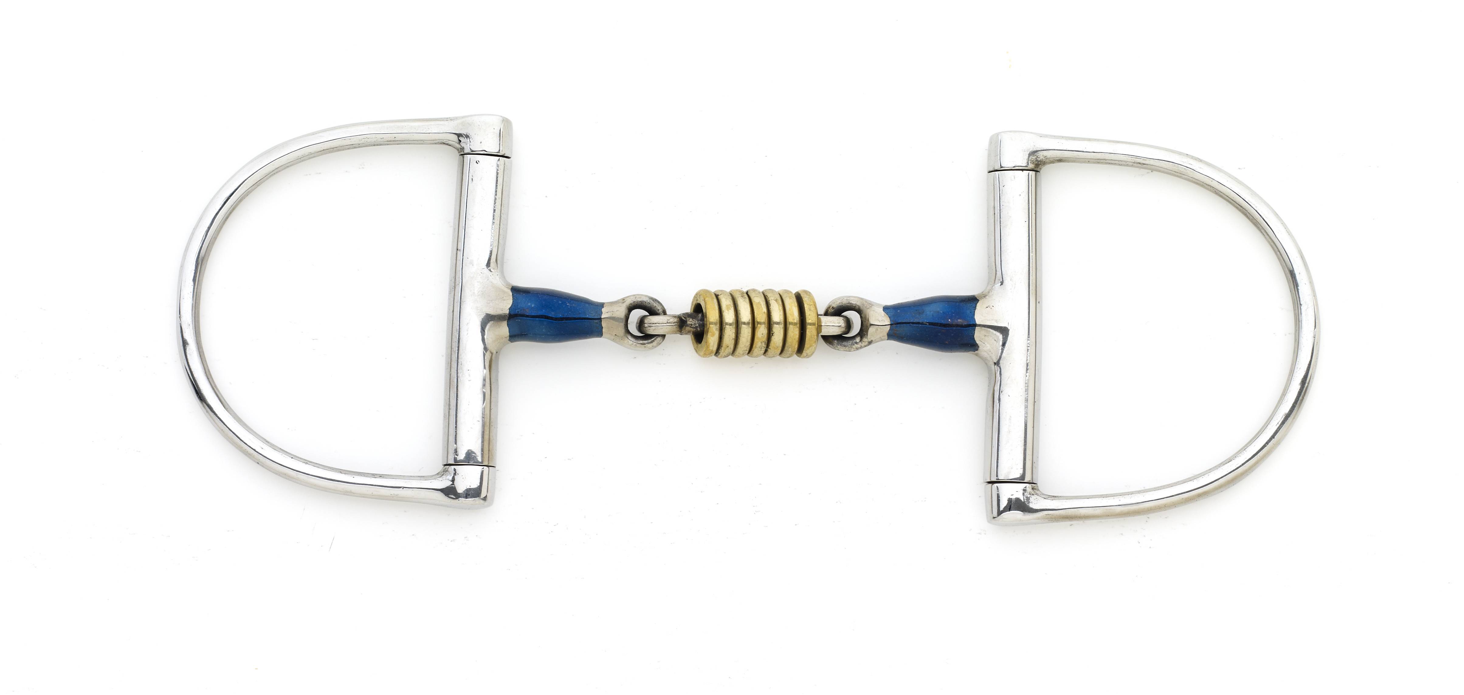 Blue Steel King Dee with Brass Rollers Bit