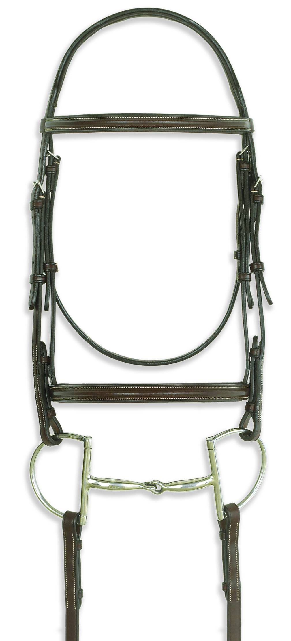 470338BRN HRSE Ovation Classic CC Plain Raised Bridle sku 470338BRN HRSE