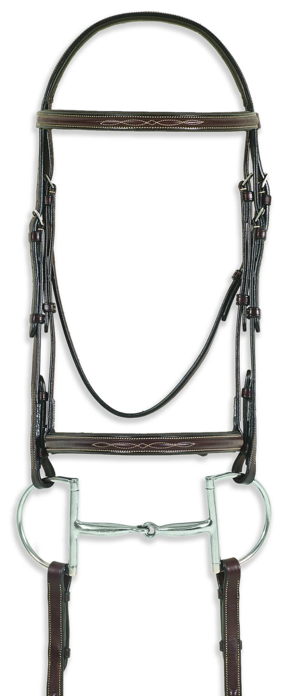 470339BRN OS Ovation Classic CC Fancy Raised Bridle sku 470339BRN OS