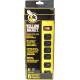 Coleman Cable Yellow Jacket 6 Slot Metal Power Strip