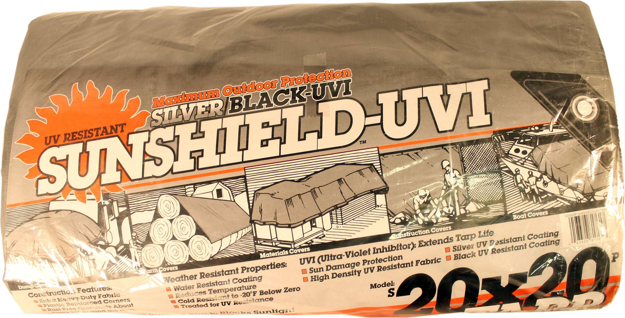 Dewitt Silver Black Tarp (6 Oz)
