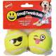 Ethical Dog Emoji Tennis Ball - 2 Pack