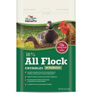 Manna Pro 16% All Flock Crumble with Probiotics