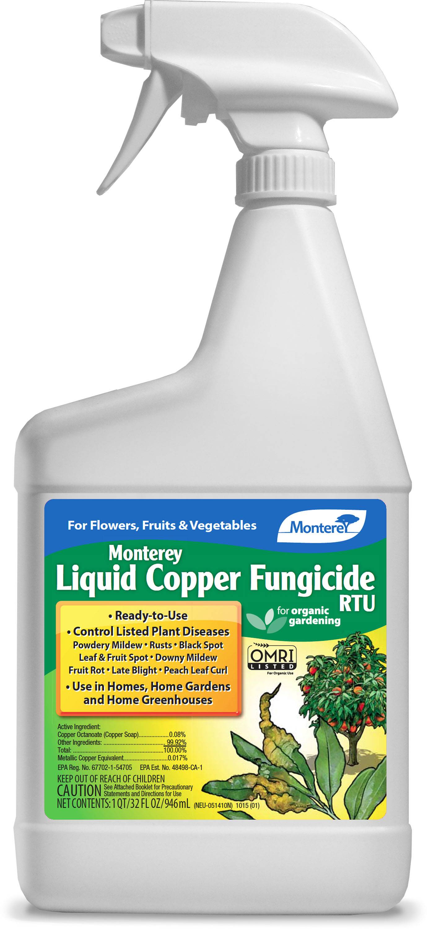 Monterey Liquid Copper Fungicide Ready To Use HorseLoverZ   5 883686 