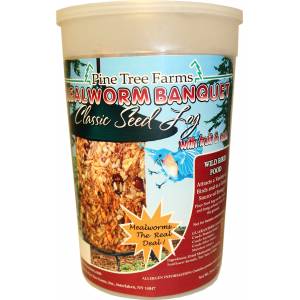 Pine Tree Farms Mealworm Banquet Classic Log