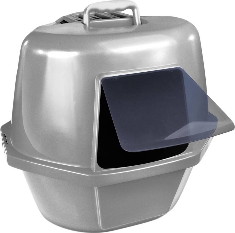 Van Ness Enclosed Corner Cat Pan With Odor Door And Filter