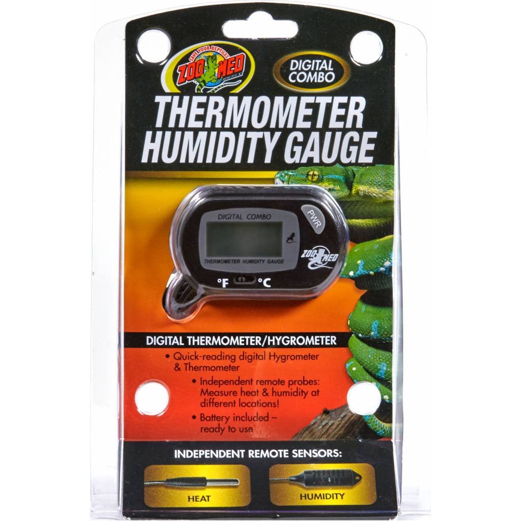 Zoo Med Digital Thermometer Humidity Gauge