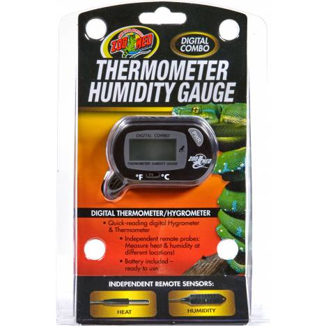 Zoo Med Digital Thermometer Humidity Gauge