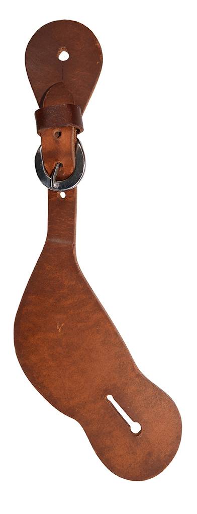 Circle Y Spur Strap-Mens Shaped-Brass