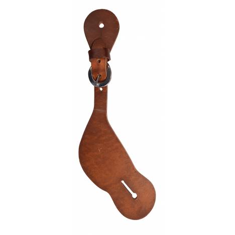 Circle Y Spur Strap-Mens Shaped-Brass