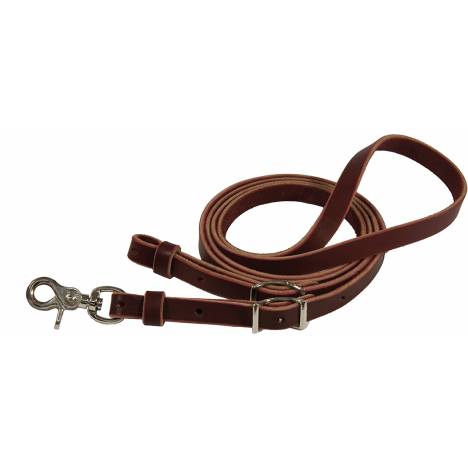 Circle Y Brass Harness Leather Contest Rein
