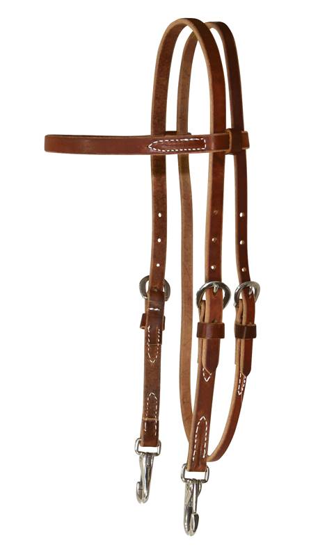 Circle Y Rosewood Harness Training Headstall