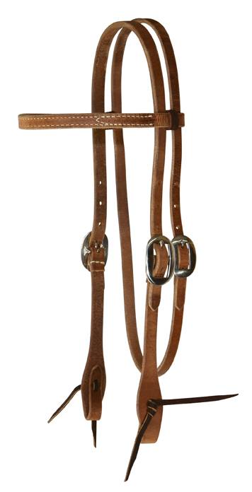 Circle Y Hermann Oak Harness Browband Headstall