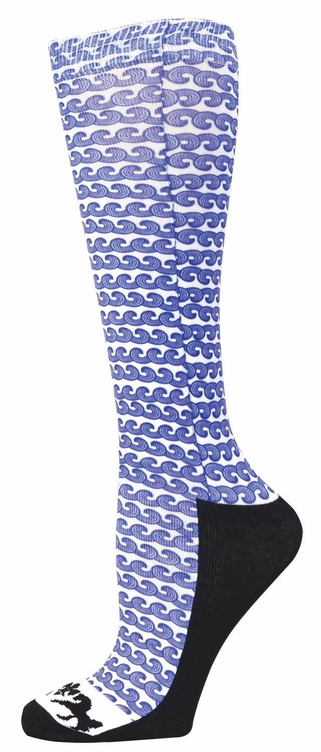 Equine Couture Ladies Wave Padded Boot Socks